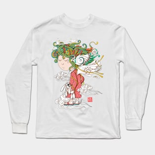 Sad Angel Long Sleeve T-Shirt